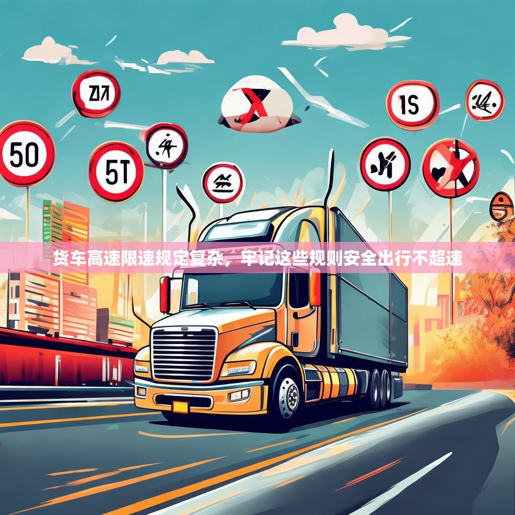 货车高速限速规定复杂，牢记这些规则安全出行不超速