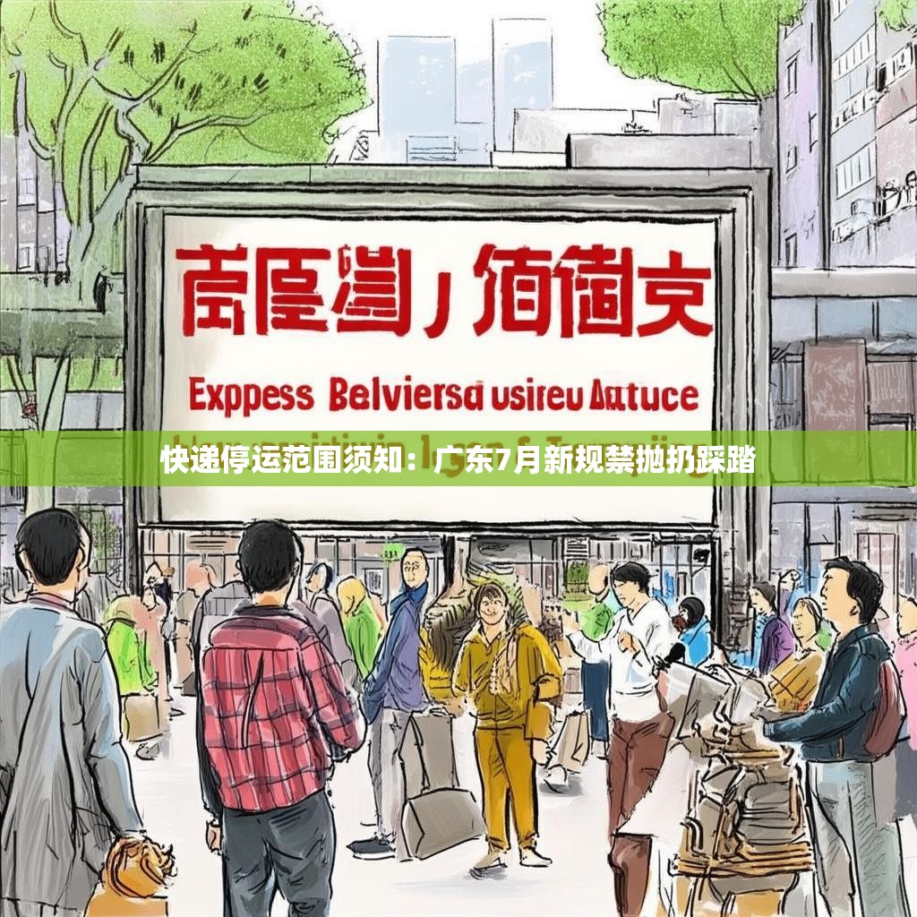 快递停运范围须知：广东7月新规禁抛扔踩踏